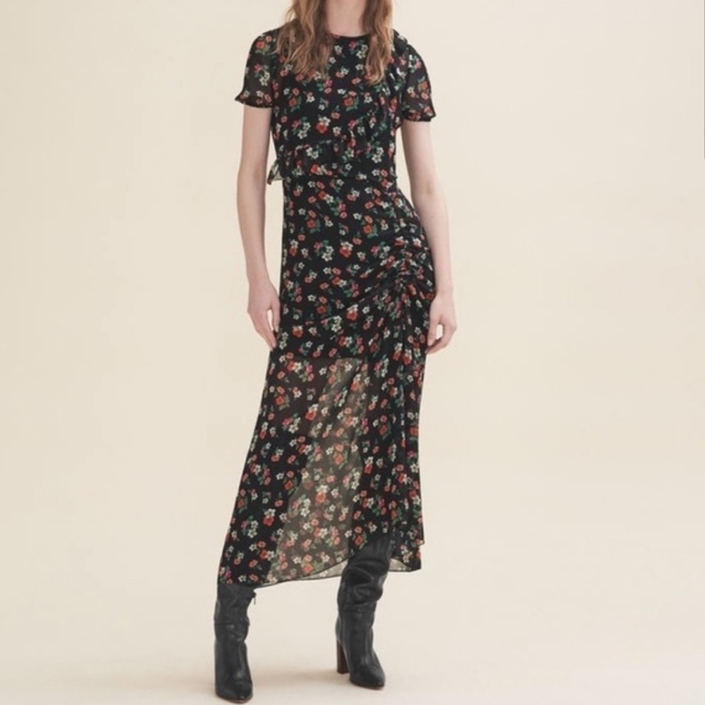 Maje Floral Dress XS NWOT